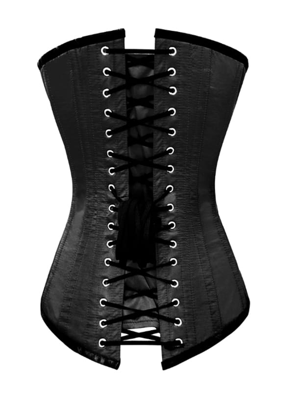 DŁUGI CZARNY  WYSZCZUPLAJĄCY NA BIUST GORSETY-PL.PL