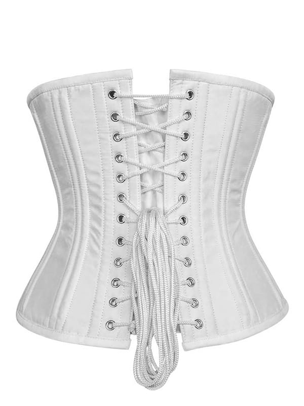 BIAŁY GORSET ŚLUBNY WYSZCZUPLAJĄCY