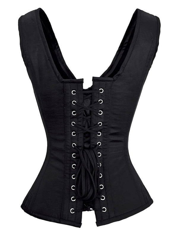 CZARNY  GORSET WYSZCZUPLAJĄCY  MODELUJĄCY GORSETY-PL.PL REDUKUJĄCY TALIĘ