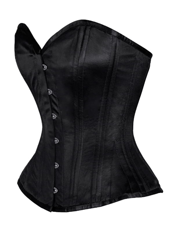CZARNY  GORSET WYSZCZUPLAJĄCY  MODELUJĄCY GORSETY-PL.PL REDUKUJĄCY TALIĘ NA BIUST