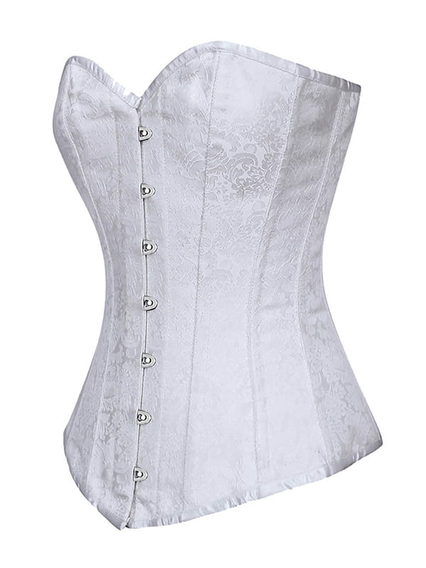 BIAŁY ŚLUBNY GORSET WYSZCZUPLAJĄCY TALIĘ WYSZCZUPLAJĄCY  MODELUJĄCY GORSETY-PL.PL
