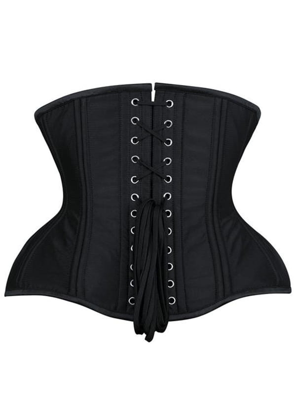 CZARNY GORSET WYSZCZUPLAJĄCY MODELUJĄCY GORSETY-PL.PL  REDUKUJĄCY TALIE