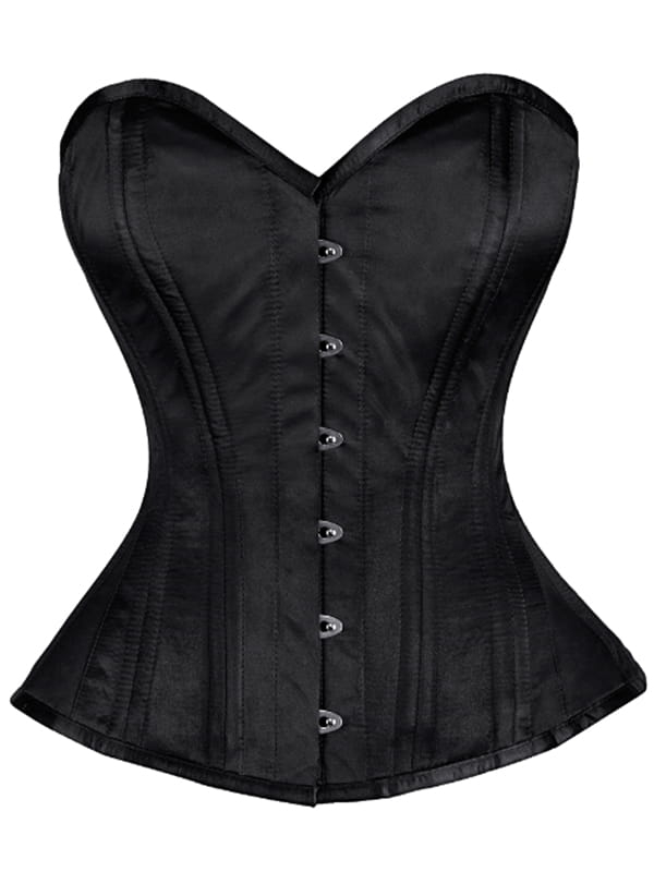 CZARNY  GORSET WYSZCZUPLAJĄCY  MODELUJĄCY GORSETY-PL.PL REDUKUJĄCY TALIĘ NA BIUST
