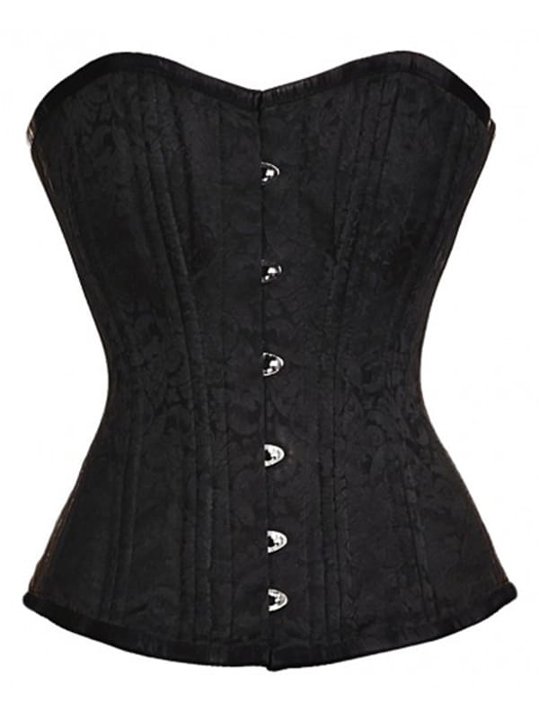 CZARNY  GORSET WYSZCZUPLAJĄCY  MODELUJĄCY GORSETY-PL.PL REDUKUJĄCY TALIĘ NA BIUST NA WIECZÓR