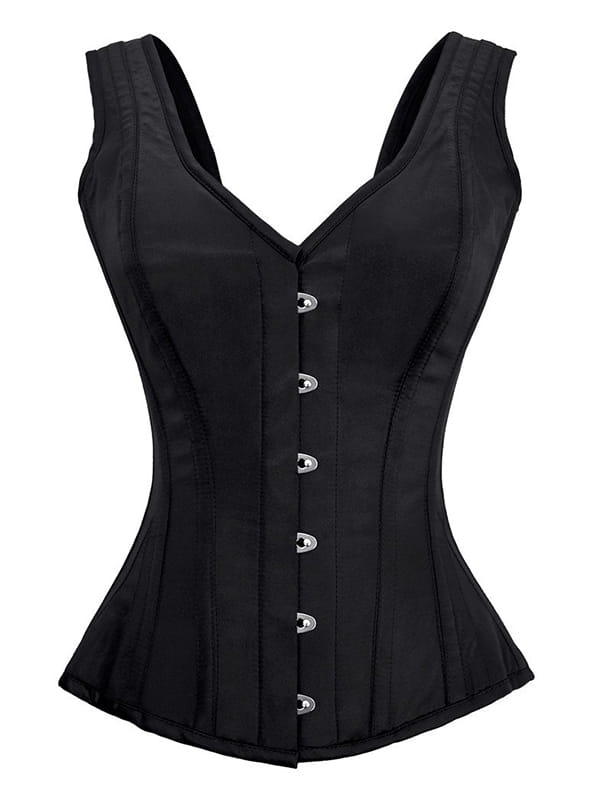 CZARNY  GORSET WYSZCZUPLAJĄCY  MODELUJĄCY GORSETY-PL.PL REDUKUJĄCY TALIĘ