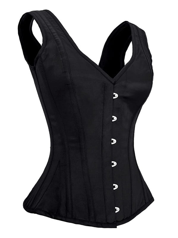 CZARNY  GORSET WYSZCZUPLAJĄCY  MODELUJĄCY GORSETY-PL.PL REDUKUJĄCY TALIĘ