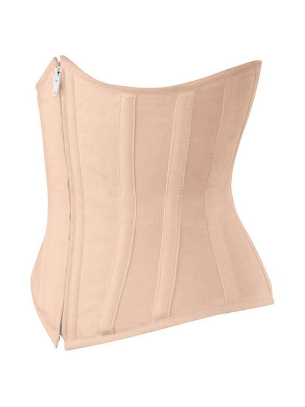 CIELISTY GORSET WYSZCZUPLAJĄCY MODELUJĄCY GORSETY-PL.PL PODKREŚLAJĄCY TALIĘ  WIĄZANY